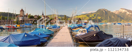 Spiez Church and Castle, Switzerland 112134738