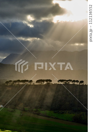 Ronda town surroundings Spain landscape Ronda town surroundings Spain landscape 112136552