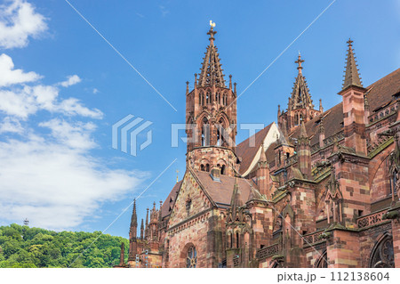 cathedral in the freiburg germany 112138604