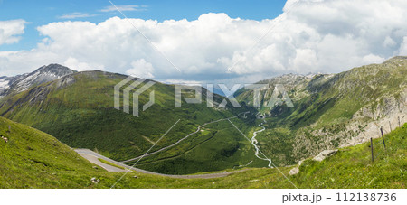 mountain landscape of swiss alps 112138736