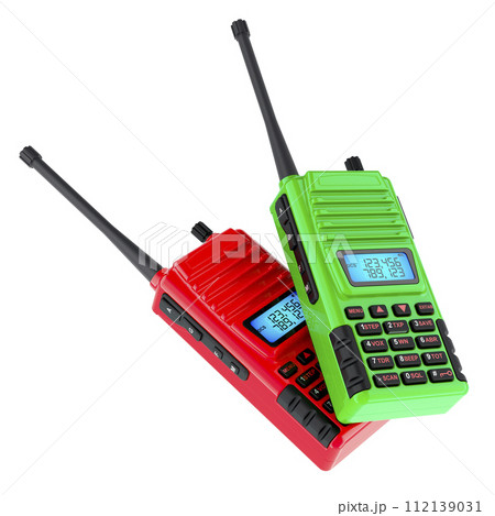 Walkie-Talkies for Kids, 3D rendering 112139031