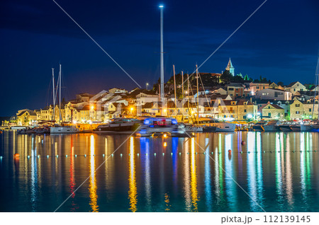 Nightview of Primosten in Croatia Nightview of Primosten in Croatia 112139145