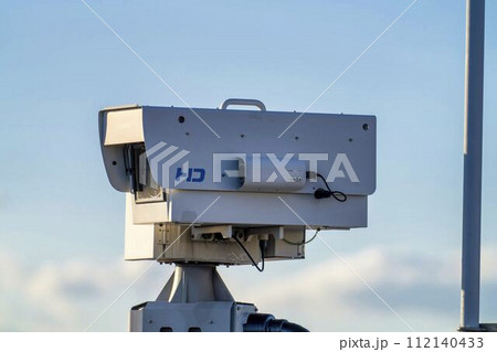 空港の風景　監視カメラ　東京都大田区 112140433