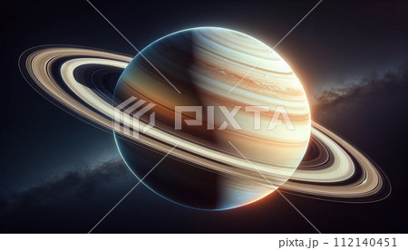 AI生成画像：土星 112140451