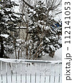雪の中を走る特急 112141053