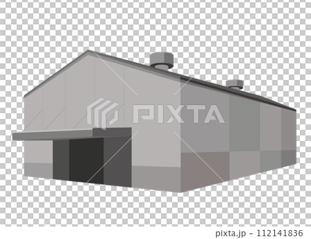 古い工場の倉庫 112141836