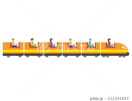 ジェットコースターの乗り物 ジェットコースターの乗り物 112141837