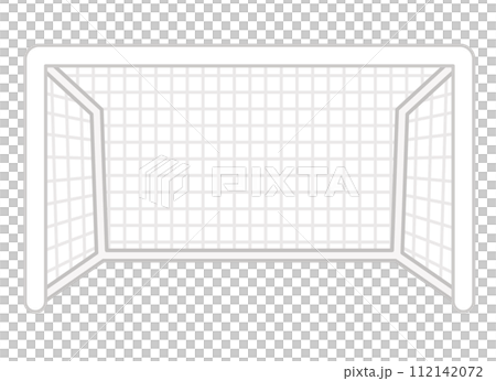 サッカーのゴールポスト 112142072