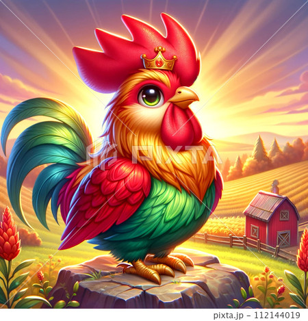 王冠を戴く朝の番人 112144019