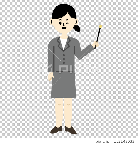 商務人士工作女性西裝點全身圖 商務人士工作女性西裝點全身圖 112145033