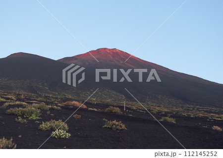 富士山の登山風景 富士山の登山風景 112145252