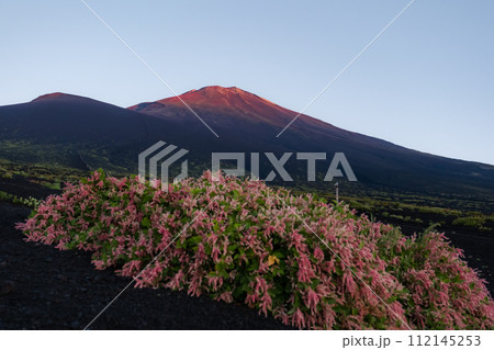 富士山の登山風景 富士山の登山風景 112145253
