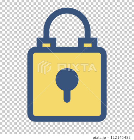 Key icon. Padlock icon. vector. 112145482