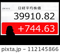 バブル後の最高値を抜き4万円に迫る日経平均株価 112145866