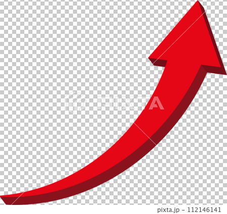 Upward 3D arrow 3D 112146141