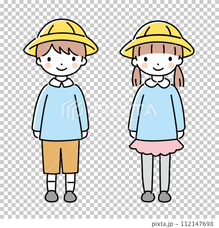 Illustration of boys and girls Illustration of boys and girls 112147698