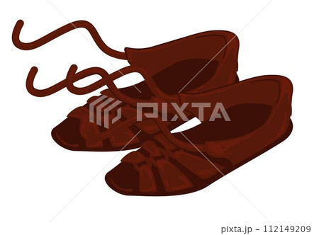Old greek shoes, ancient footwear and fashion 112149209