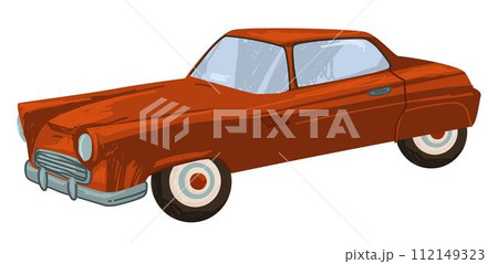 Vintage transport of 50s retro vehicle sports auto 112149323