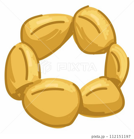 Bracelet or necklace for women, made of shell 112151197