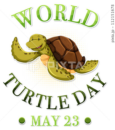 Celebrating World Turtle Day Illustration 112151678