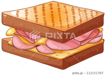 Delicious Ham and Cheese Sandwich Delicious Ham and Cheese Sandwich 112151767
