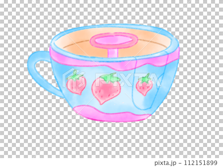 イチゴのコーヒーカップ イチゴのコーヒーカップ 112151899