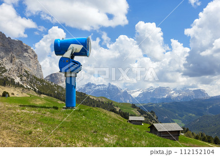 Passo Gardena in the Dolomites of Italy Passo Gardena in the Dolomites of Italy 112152104