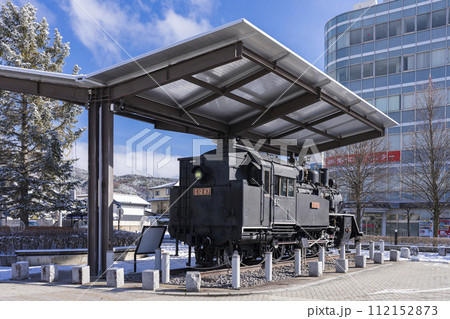 茅野駅前にあるSL 茅野駅前にあるSL 112152873
