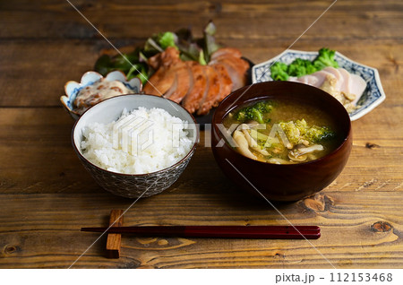 一汁二菜 たんぱく質定食 112153468