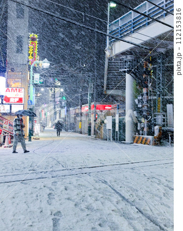 大雪が降った東京 大雪が降った東京 112153816