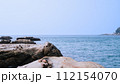 千畳敷海岸と海 112154070