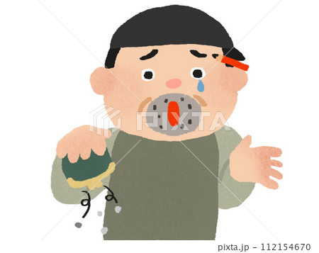 お金がすっからかんになった男性02 112154670