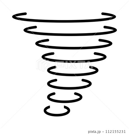 Tornado icon Tornado icon 112155231
