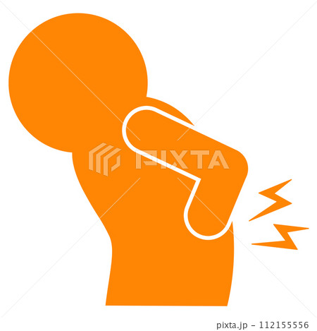 腰痛・接骨院・整骨院・鍼灸院・ピクトグラム 112155556