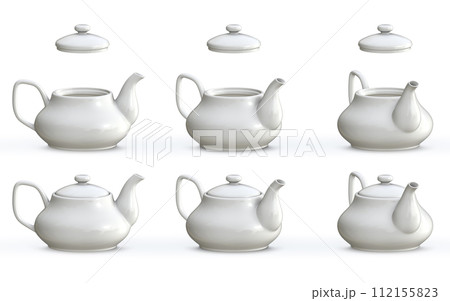 Porcelain Teapot Set Porcelain Teapot Set 112155823