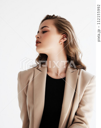 Fashion and beauty model . Picture of young 112155992
