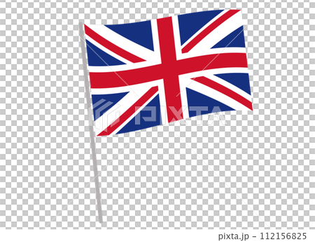 Flapping British Flag - Stock Illustration [112156825] - PIXTA