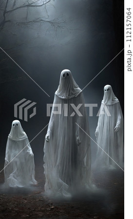 お化け、ゴーストのイラスト 112157064