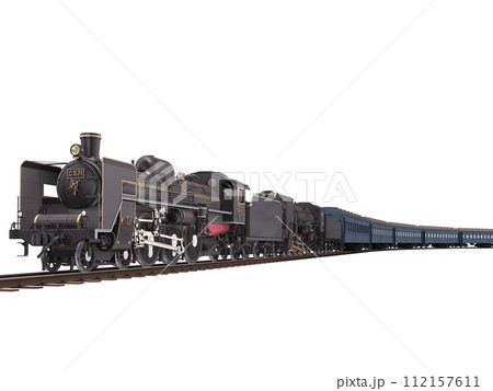 重連の蒸気機関車 112157611