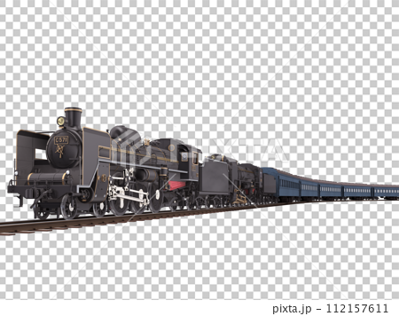 重連の蒸気機関車 112157611