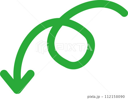 くるりん矢印　回転　アイコン 112158090