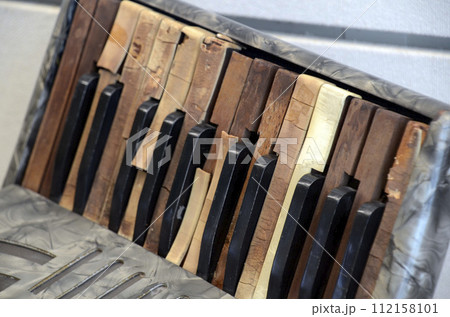 朽ちたアコーディオン 112158101