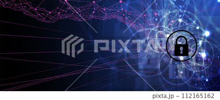 Cyber security and information or network protection. Future cyber technology web services for business and internet project 112165162