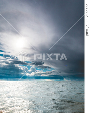 seascape sea horizon and sky. 112166322