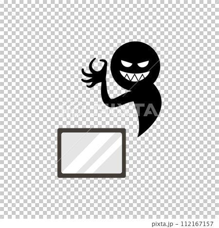 網路犯罪智慧型手機平板裝置簡單圖像插圖 網路犯罪智慧型手機平板裝置簡單圖像插圖 112167157