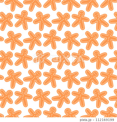 cookie man sweet christmas treat dinner pattern 112169199