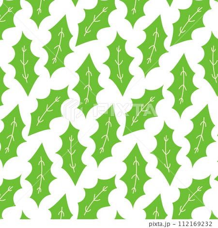 holly christmas vect leaves berries fruits pattern holly christmas vect leaves berries fruits pattern 112169232