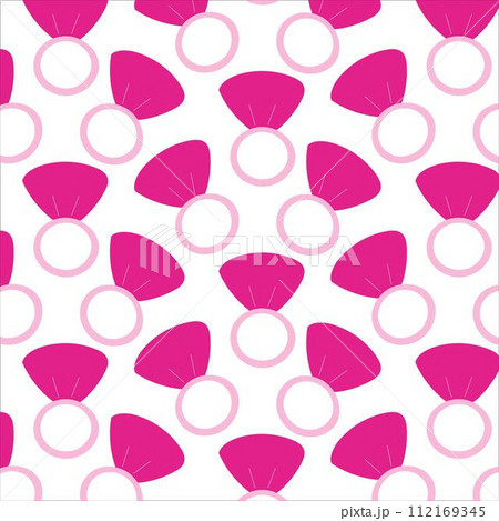 ring diamond wedding holiday doll pink pattern 112169345