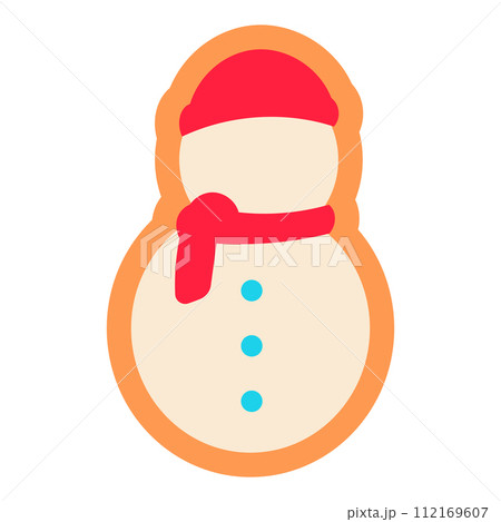 cookie christmas sweetness baking gift icon element 112169607