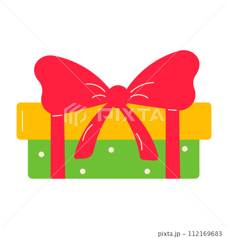 gift holiday christmas new year element icon 112169683